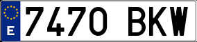 Truck License Plate